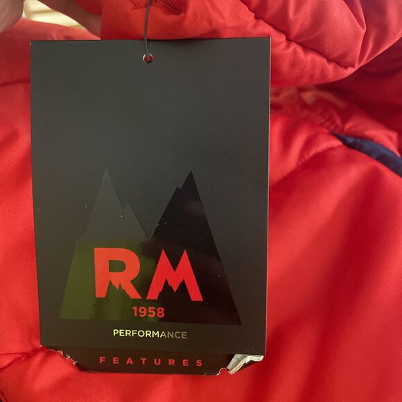 RM, youth red puffer jacket, size 14/16 - Picture 9 of 9